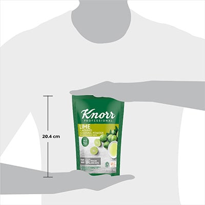 Knorr Bumbu Rasa Jeruk Nipis 400G - Knorr Lime Powder, bubuk jeruk nipis berkualitas yang mudah dibuat dan dapat digunakan untuk berbagai hidangan.
